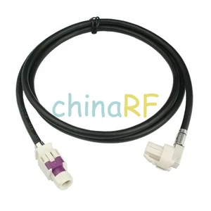 Vehicle FAKRA HSD B White LVDS 1.2m Shielded Dacar 535 4-Core Cable For BMW、Benz - Picture 1 of 7