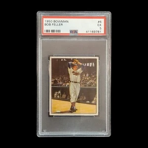 1950 Bowman Bob Feller #6 PSA 5 - Picture 1 of 2