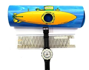 NUEVO Reloj Swatch AquaChrono SUBMARINE USAPACK3 Embalaje Especial Limitado #647 - Imagen 1 de 15