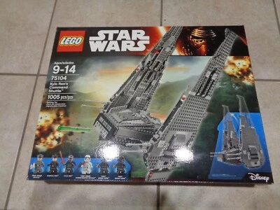 LEGO 75104 Star Wars Kylo Ren's Command Shuttle 1004 Pcs Retired Set - Image 1 of 4