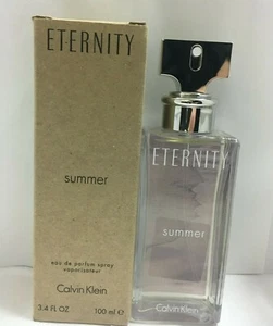 Calvin Klein Eternity SUMMER 2010 Eau De Parfum 3.4 Oz Spray EDP NEW TT - Picture 1 of 2