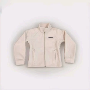 NEW Columbia Size XS Unisex Cream Fleece Jacket - Picture 1 of 2