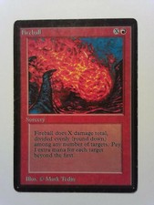 Fireball Beta Edition - Magic the Gathering Mtg Red #1