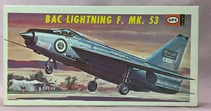 UPC 1:72 BAC Lightning F. Mk.53 Vintage Model Airplane Kit 5082-100, Complete - Picture 1 of 4