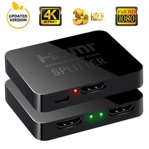 4K HDMI Splitter Full HD 1080P 3D Video 1X2 HDMI Switch Umschalter 1 In 2 Out - Bild 1 von 24