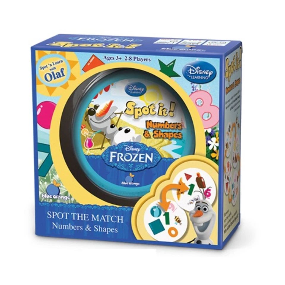 Blue Orange Card Game Spot It! Numbers & Shapes (Frozen Ed) Box VG+/NM - Image 1 of 1