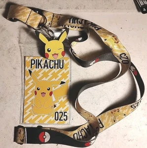 2024 Nintendo Pokemon. Pikachu Lanyard & Keychain. Gamefreak. New with Tag - Picture 1 of 3