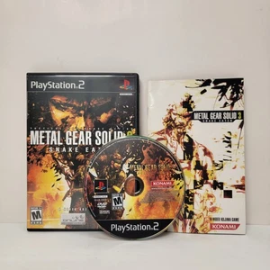 Metal Gear Solid 3: Snake Eater (PlayStation 2) With Manual. Tested And Working - Bild 1 von 4
