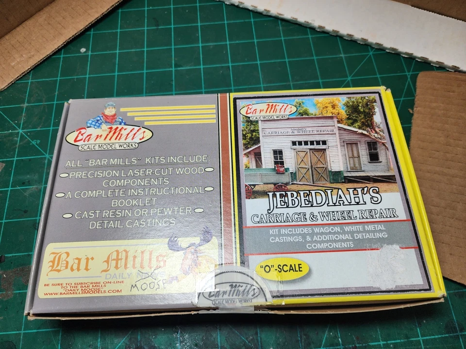 Kit de modelo de reparación de carro y ruedas Jebediah's Bar Mills 114 - escala O Foto 1 de 2