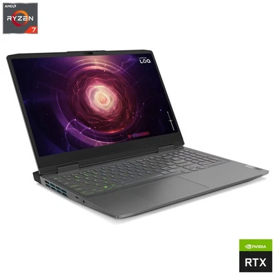 Lenovo LOQ 144Hz Gaming Laptop: Ryzen 7, 512GB SSD 16GB RAM, NVIDIA Warranty VAT - Image 1 of 4