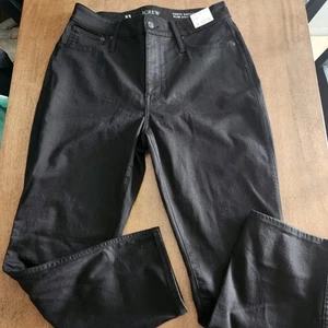 NWT J. Crew Curvy Vintage Slim Straight Jeans Size 33 Black J.Crew BT493 - Picture 1 of 9