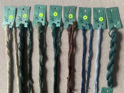 Lot Of  8 Watercolors By Caron Threads ~ Mixed Floss New and Used - Image 1 of 4