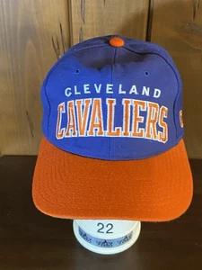 VINTAGE 90s STARTER NBA "THE NATURAL" CLEVELAND CAVALIERS SNAPBACK HAT - Picture 1 of 5