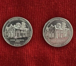 2016 Quarters Harpers Ferry National Park American The Beautiful US Mint Coin - Picture 1 of 5