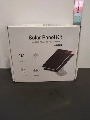  Panel Solar para Cámaras de Vigilancia Ring Spotlight - Blanco, Pack de 2 Foto 1 de 3