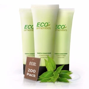 200 Pack Travel Size Conditioner with Flip Cap, 1oz Bulk Supplies for Hotels - Picture 1 of 6