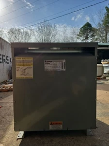 75KVA GE 9T23B3874 Transformer Pri 480V Sec 208/120V 3PH Indoor Encl Type QL - Picture 1 of 10