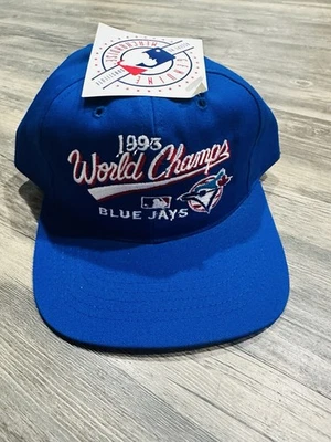 VINTAGE NWT TORONTO Blue Jays 1993 MLB World Series Champions Snapback Hat Cap - Image 1 of 4