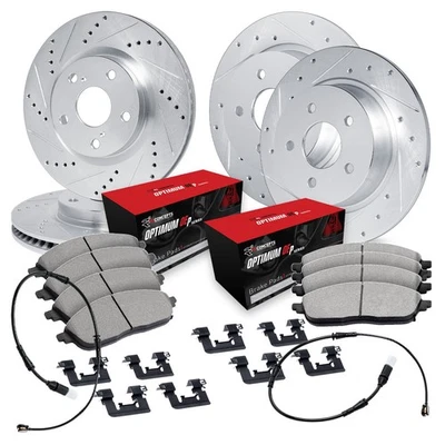For Mercedes-Benz SL320 94-95 Brake Kit Drilled & Slotted Front & Rear Brake Kit Foto 1 de 2