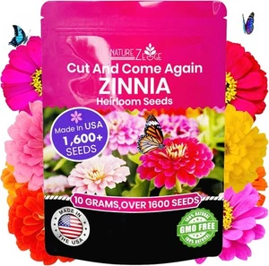 NatureZ Edge Zinnia Seeds for Planting 10g Pumila Mix, Mix Multi Color - Picture 1 of 7