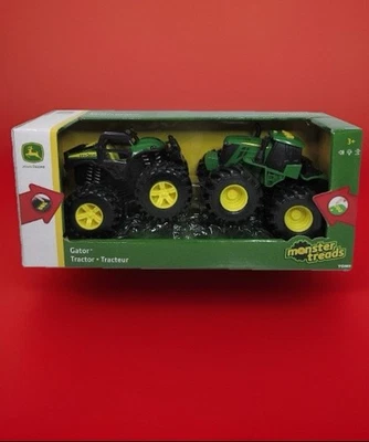 John Deere Monster Treads Luces y Sonidos Gator y Tractor JUEGO DE REGALO DE NAVIDAD NUEVO Foto 1 de 2