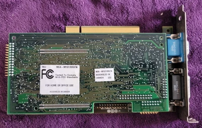 Matrox MGA Mystique PCI Graphics Card MGA-MYST/RRSTN VGA DVI S-Video Canada Ass. - Image 1 of 4
