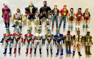 RARE Lot of 18 Different 1991 Captain Planet Planeteers Figures Linka Vintage - Picture 1 of 5