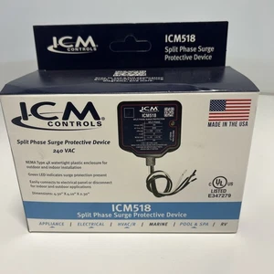 NEW, ICM, ICM518, 240VAC, SPLIT PHASE SURGE PROTECTIVE DEVICE, 200KA SCCR (4K-1) - Picture 1 of 3