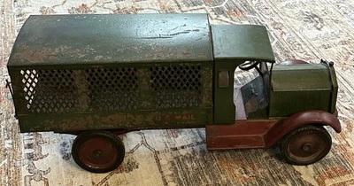 Antique Keystone Packard U.S. Mail Truck Pressed Steel Rare 1920’s - Image 1 of 4