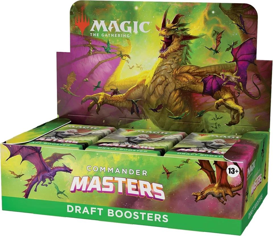 MTG Magic: The Gathering - Commander Masters Draft Booster Pack Display - 24 Packs (DE)