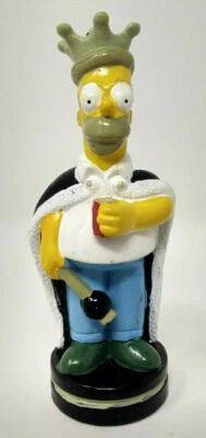 The Simpsons Chess Piece Homer Simpson as Red King Replacement Token 3.5" - Image 1 of 4