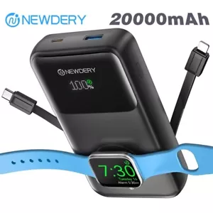 Power Bank 20000mAh 20W Charging Portable External Battery Backup For Cell Phone - Picture 1 of 7