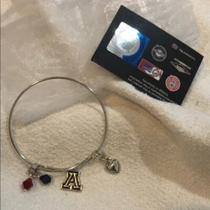 Alabama Crimson Tide Austrian Crystal Wire Bracelet - Bild 1 von 3