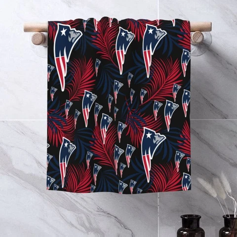 New England Patriots Face Wash Cloth Travel Towel 27.5×16in Soft Beach Towel Cover