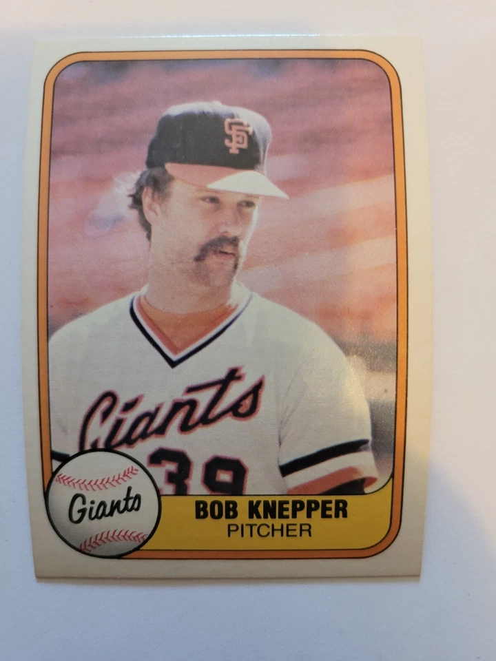 1981 FLEER BOB KNEPPER #447 NM - Image 1 of 1