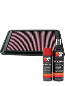 K&N Air Filter 33-2924 + Aerosol Recharge Kit fits Mazda Mazda2 1.5 DY (DY5W)
