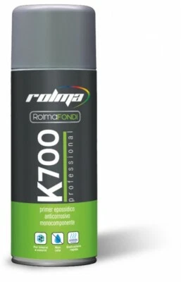 PRIMER FONDO EPOSSIDICO GRIGIO K700 ROLMA SPRAY 400 ML - Imagen 1 de 4