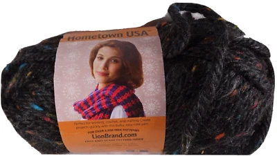 Hometown Yarn Cambridge Tweed Lion Brand Knitting Crochet Craft Super Bulky - Image 1 of 4