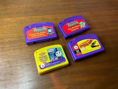 Leap Frog Leap Start Leap Pad reading games lot Thomas Spider-man - Image 1 of 4