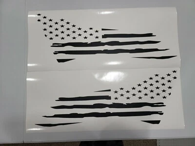 Calcomanías de ventana lateral trasera bandera americana envejecida para GMC Terrain 2018-2024 Foto 1 de 4