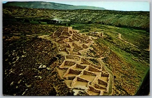 Vtg Clarkdale Arizona AZ Tuzigoot Ruin Prehistoric Pueblo Aerial View Postcard - Picture 1 of 2