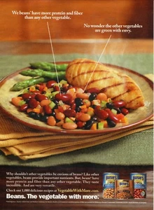 Bush's Best Beans 2007 anuncio impreso--The Vegetable With More - Imagen 1 de 1