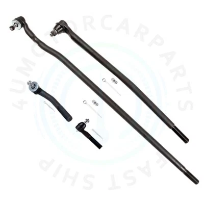 4 piezas apto para Dodge Ram 2500 3500 1998-1999 extremo de barra de amarre exterior interior delantero Foto 1 de 4