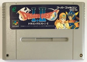 Cartucho de juego Dragon Quest 1 2 I & II SFC (Nintendo Super Famicom, 1993) - Imagen 1 de 2