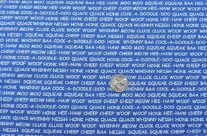 100% Cotton Fabric Andover  What Does the Chicken Say - and More!  - By the Yard - Picture 1 of 4