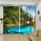 Clear And Pollution-Free Stream Printing 3D Blockout Curtains Fabric Window