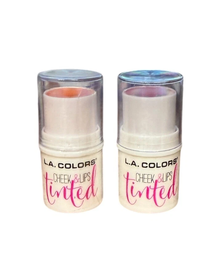 L.A. Barra de manchas tintada para mejillas y labios COLORES - Doble uso - Paquete de 2 Foxy & Spice Foxy Foto 1 de 4
