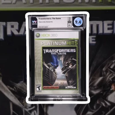 9.4 A+ RARE! Transformers the Game Platinum Hits WATA GRADED CGC VGA Xbox 360 - Image 1 of 4