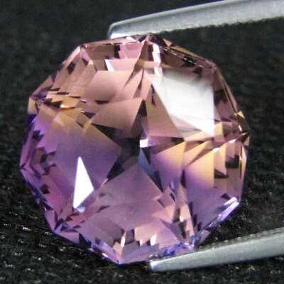 12,38 ct qualidade fina 100% natural ametrina redonda precisão corte gema solta REF VDO - Imagem 1 de 2
