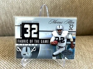 2006 Leaf Certified Materials Marcus Allen /32 Fabrics Of The Game Worn Jersey - Picture 1 of 2